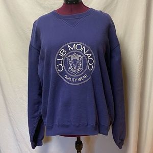 Vintage Club Monaco Heritage Crest sweatshirt